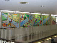 児童舘の子供達の作品