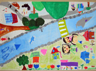 高栄児童センターの子供達の作品