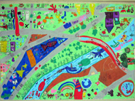 三輪児童センターの子供達の作品