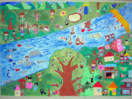 東相内フレンドセンターの子供達の作品