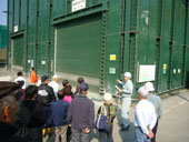 北見道路現場見学会（第１南ヶ丘トンネル）現場見学の様子１