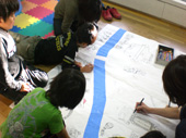 児童館の子供たちが描いた『みんなの北見』