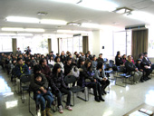 書道展展示状況