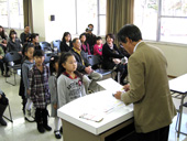 書道展展示状況