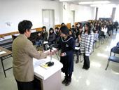 書道展展示状況