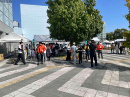 現場見学の様子